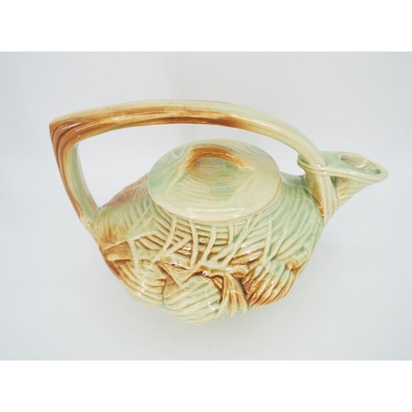 Vintage McCoy Pottery Pine Cone Teapot - Picture 3 of 14